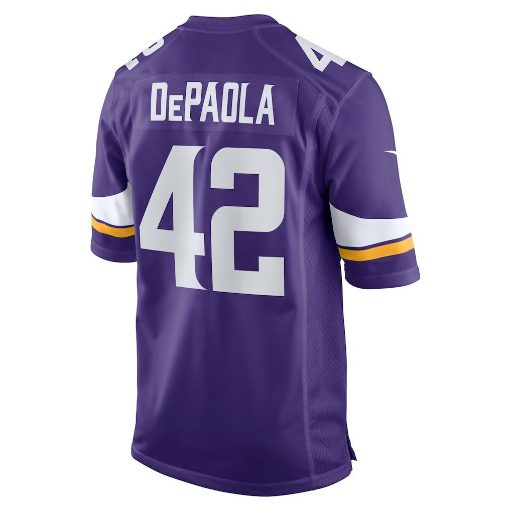 Andrew DePaola Minnesota Vikings Game Jersey - Purple