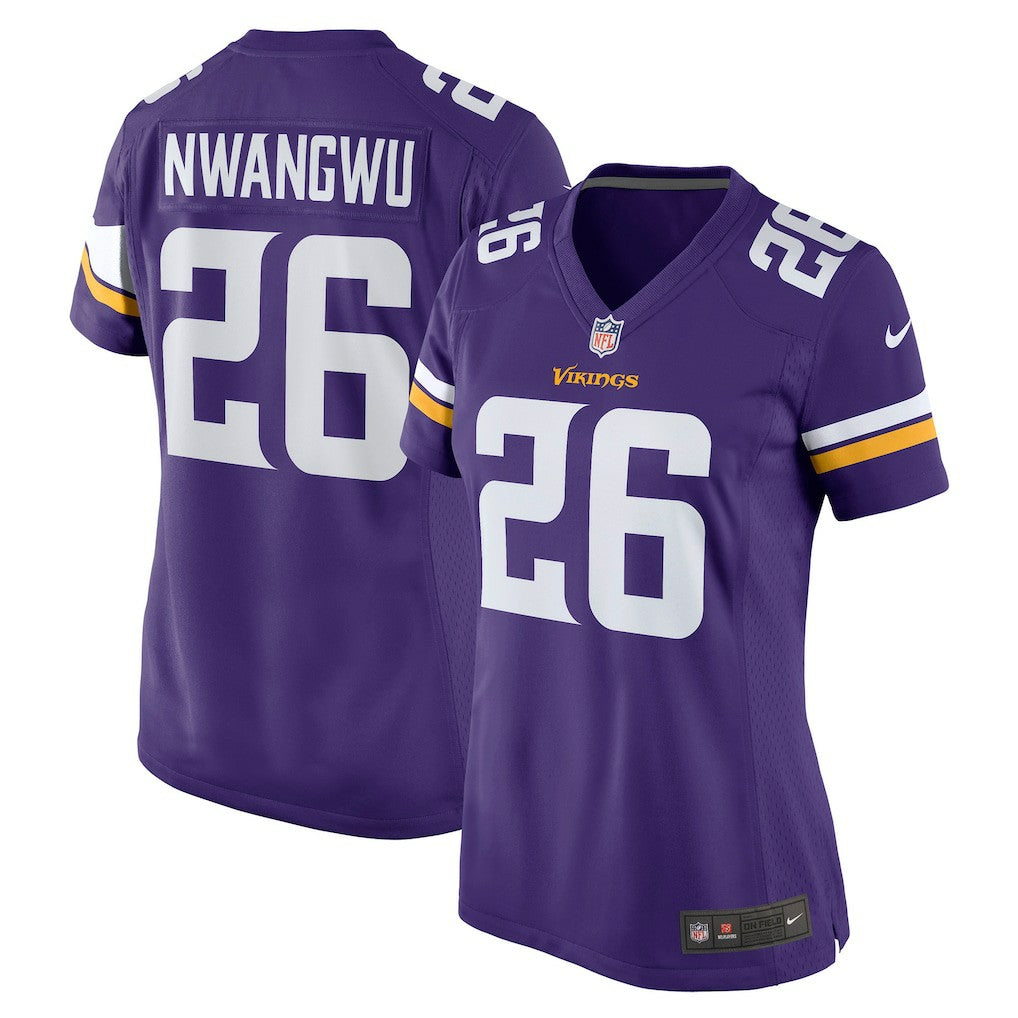 Kene Nwangwu Minnesota Vikings Women's Game Jersey - Purple