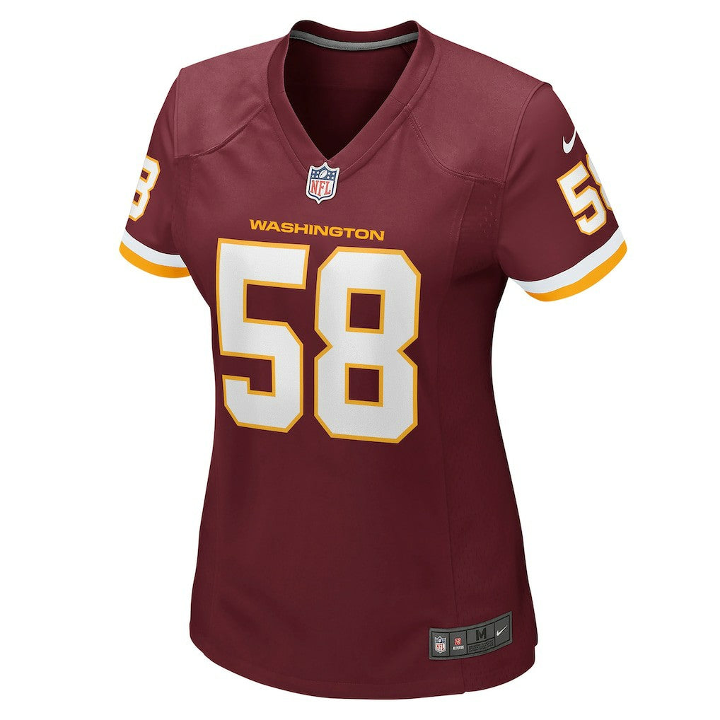 Shaka Toney Washington Football Team Women's Game Jersey - Burgundy