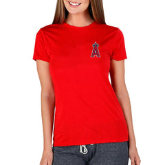 Los Angeles Angels Concepts Sport Women's Marathon Knit Top Red