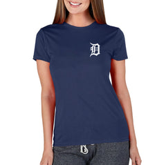 Detroit Tigers Concepts Sport Women's Marathon Knit Top Navy