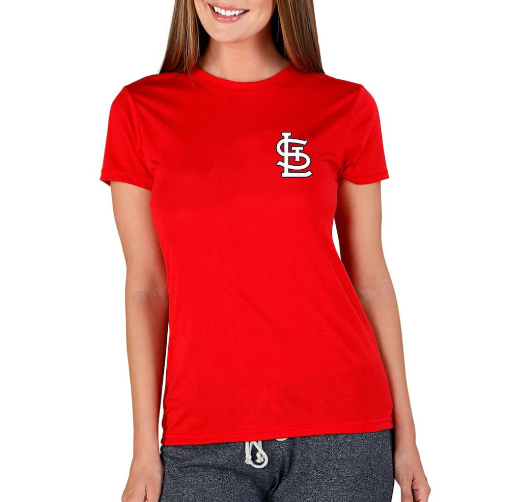 St. Louis Cardinals Concepts Sport Women's Marathon Knit Top Red