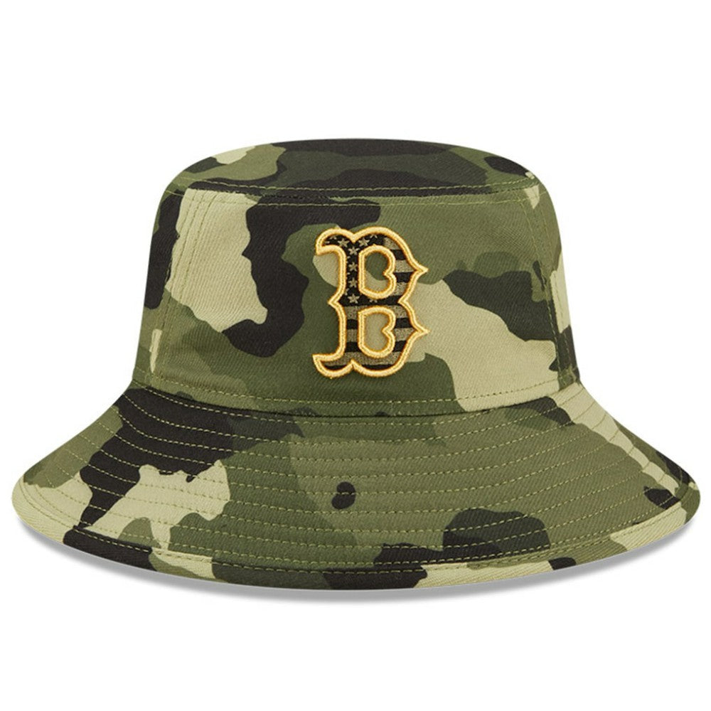 Boston Red Sox 2022 Armed Forces Day Bucket Hat Camo | New Era