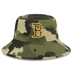 Boston Red Sox 2022 Armed Forces Day Bucket Hat Camo | New Era