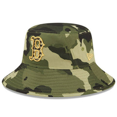 Boston Red Sox 2022 Armed Forces Day Bucket Hat Camo | New Era