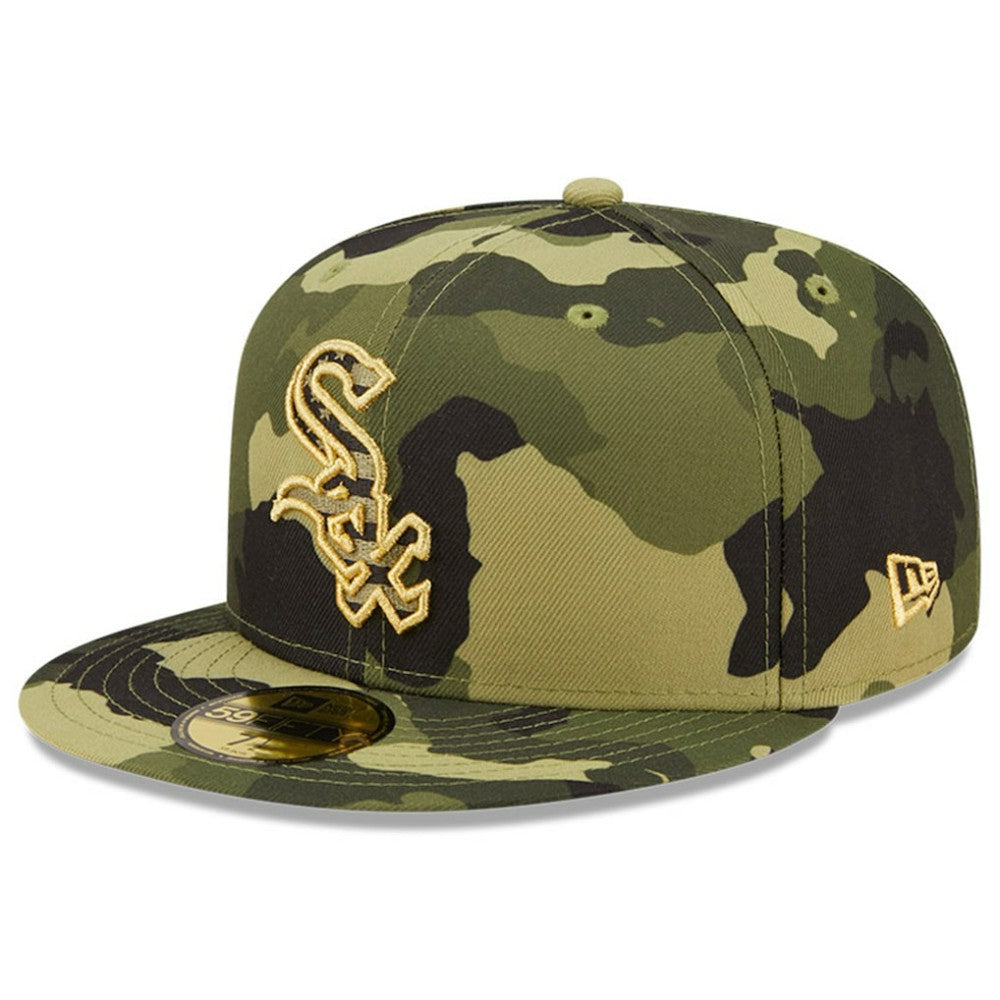Chicago White Sox 2022 Armed Forces Day On-Field 59FIFTY Fitted Hat Camo | New Era