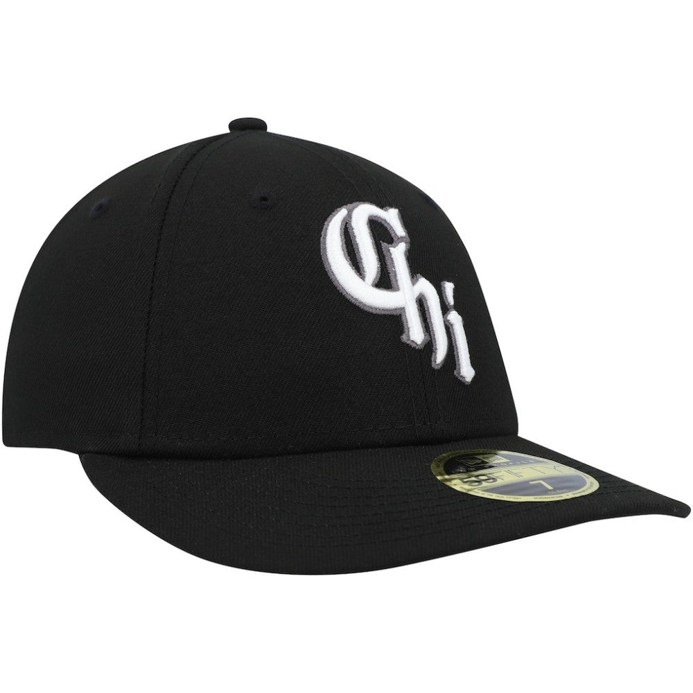 Chicago White Sox City Connect Low Profile 59FIFTY Fitted Hat Black | New Era
