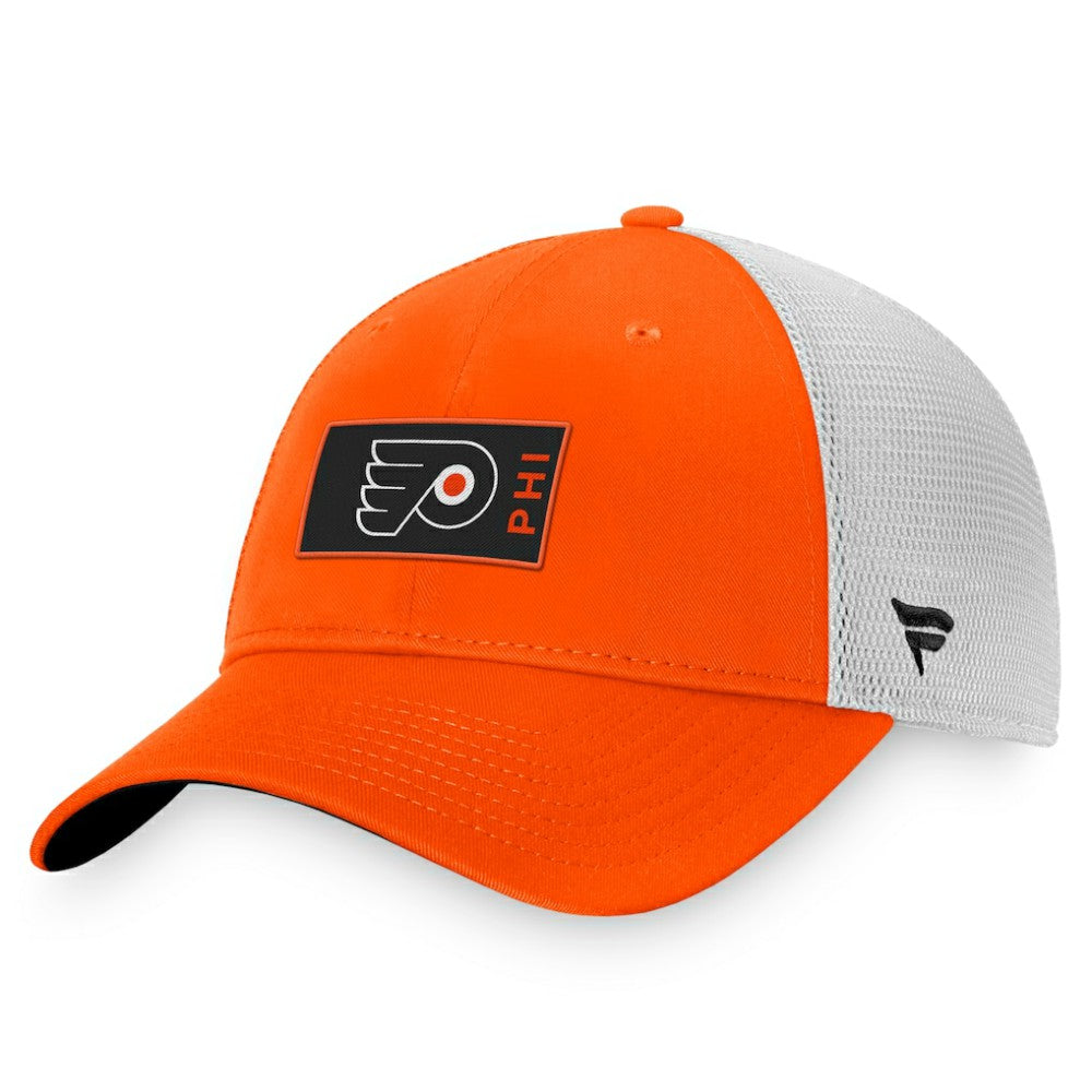 Philadelphia Flyers Fanatics Authentic Pro Rink Trucker Snapback Hat Orange