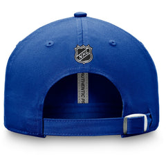 St. Louis Blues Fanatics Authentic Pro Rink Adjustable Hat Blue
