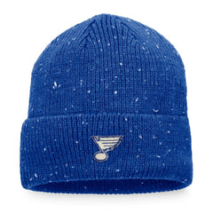 St. Louis Blues Fanatics Authentic Pro Rink Pinnacle Cuffed Knit Hat Blue