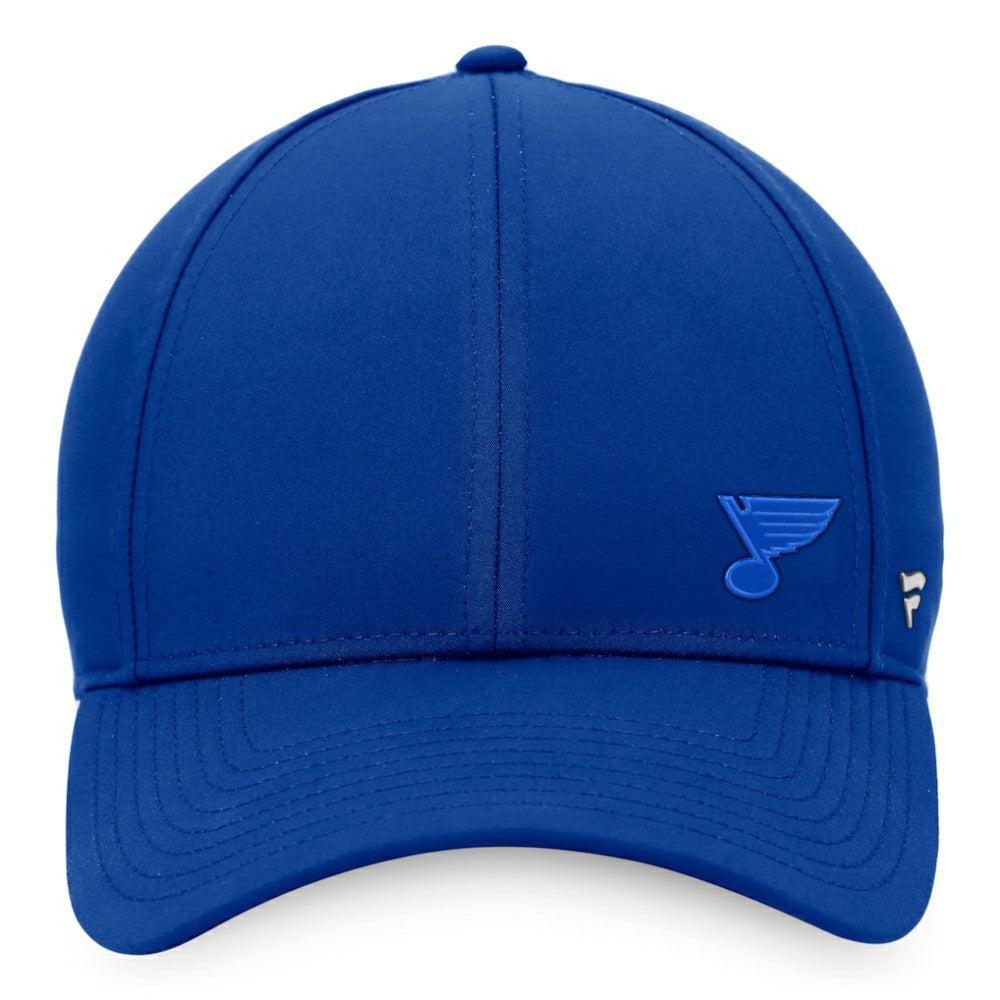 St. Louis Blues Fanatics Women's Authentic Pro Road Structured Adjustable Hat Royal