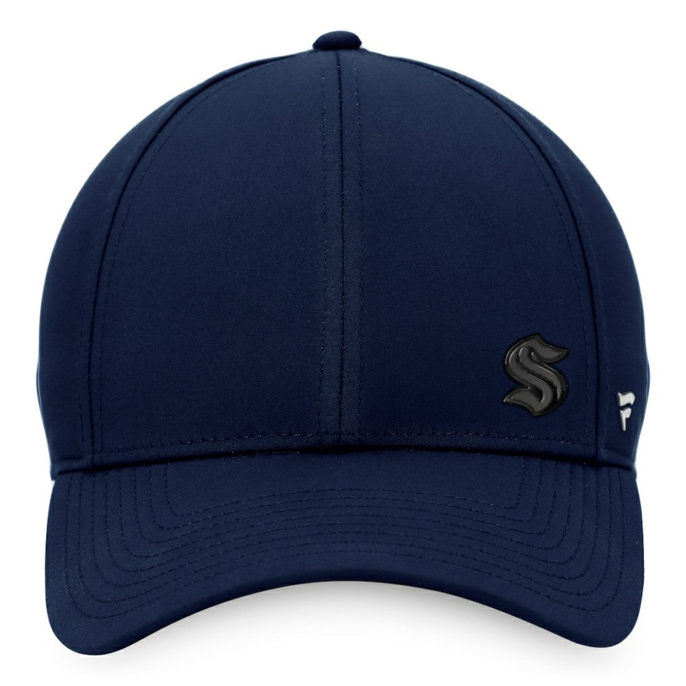 Seattle Kraken Fanatics Women's Authentic Pro Road Structured Adjustable Hat Deep Sea Blue