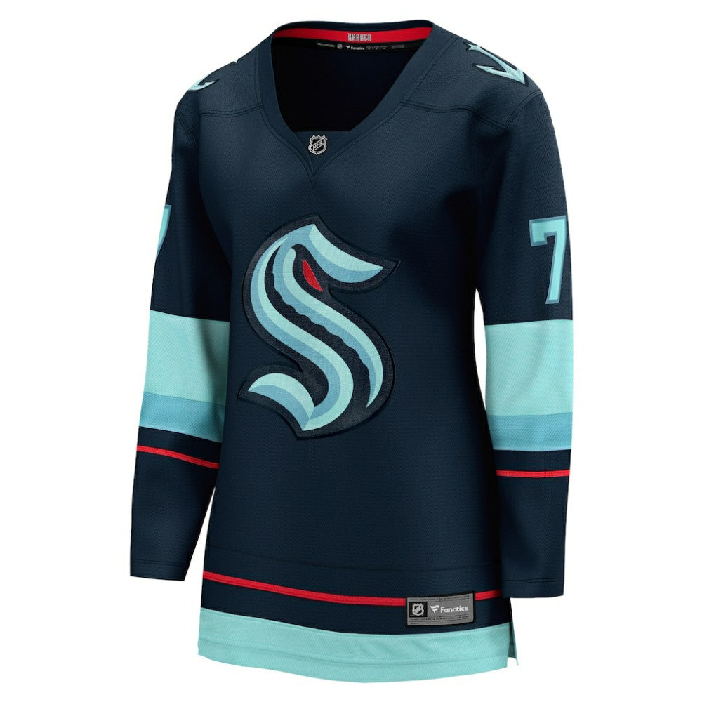 Jordan Eberle Seattle Kraken Fanatics Women's Home Breakaway Player Jersey Navy