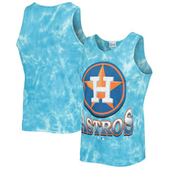 Houston Astros Big Leaguer Tubular Tie-Dye Tank Top Blue | 47 brand