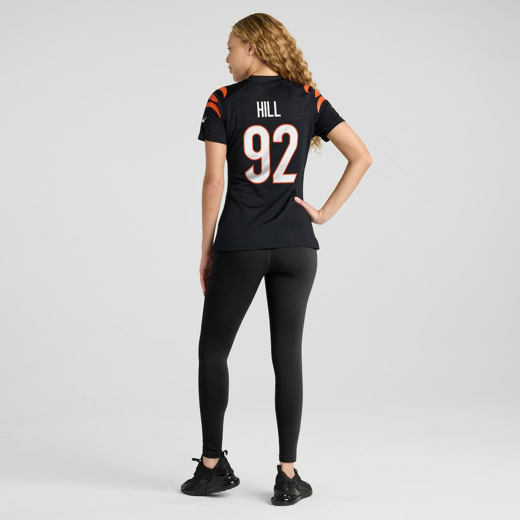 B.J. Hill Cincinnati Bengals Women's Game Jersey - Black