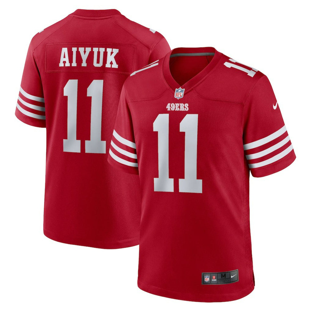 Brandon Aiyuk San Francisco 49ers Game Player Jersey - Scarlet