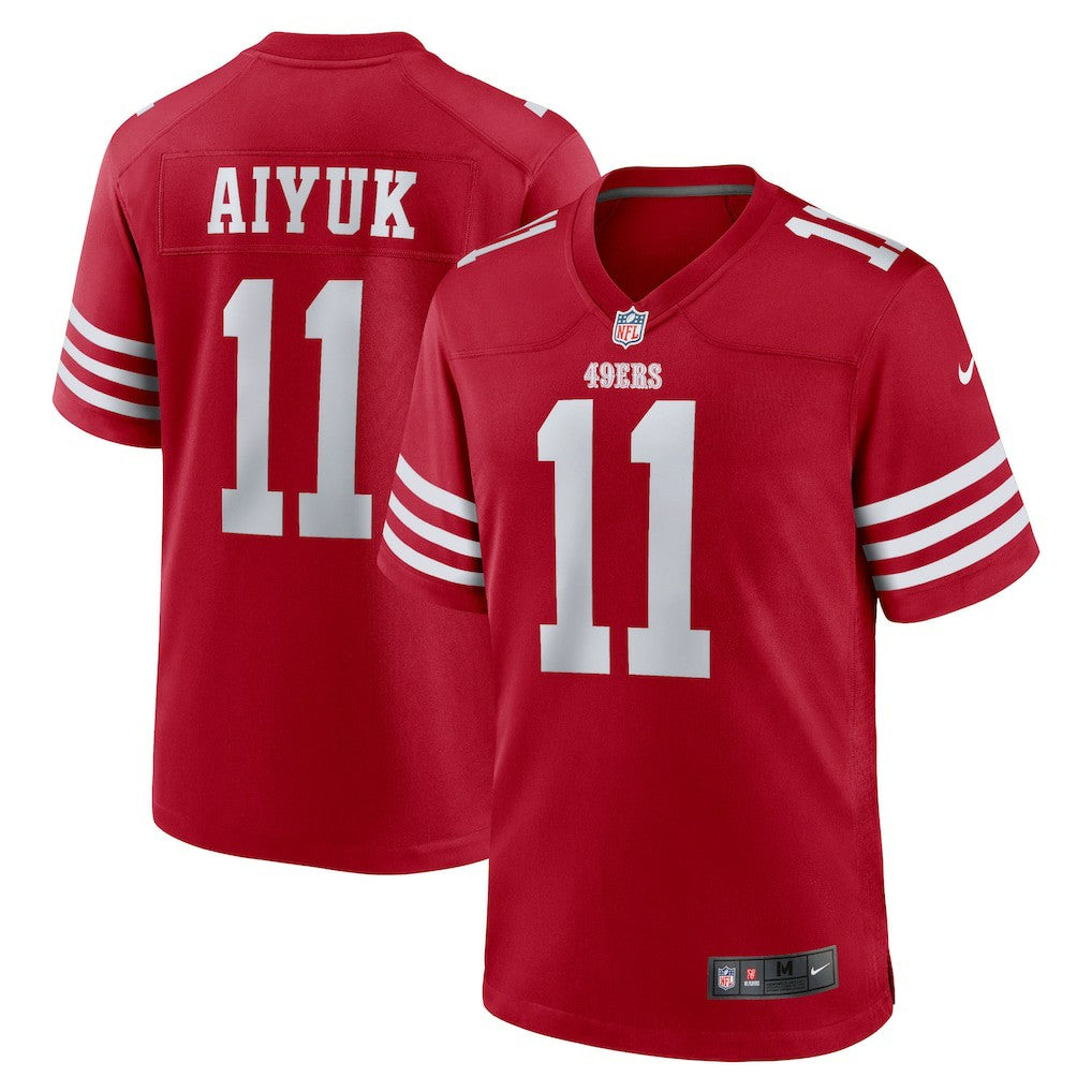 Brandon Aiyuk San Francisco 49ers Game Player Jersey - Scarlet