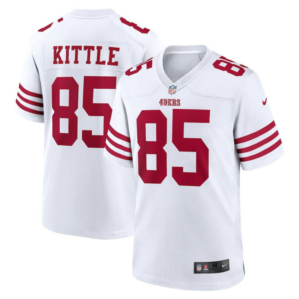 George Kittle San Francisco 49ers Team Game Jersey - White