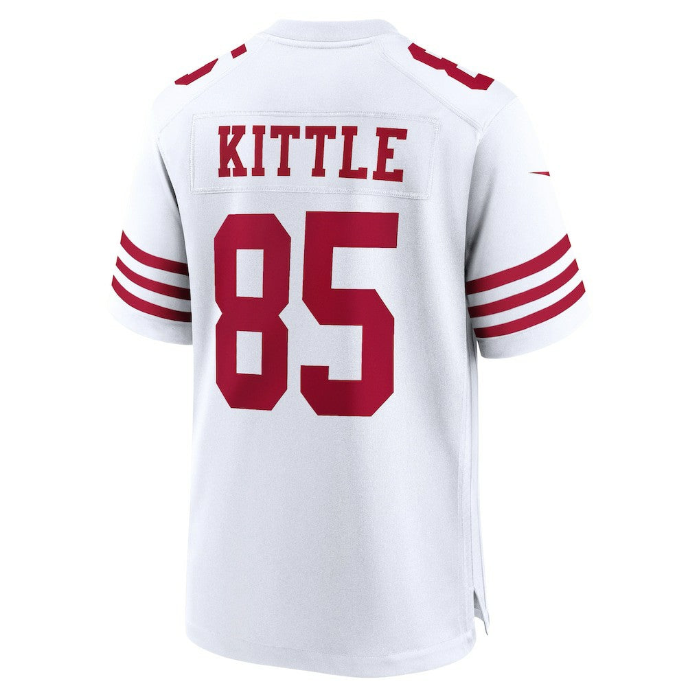 George Kittle San Francisco 49ers Team Game Jersey - White
