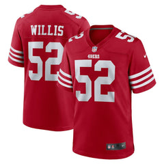 Patrick Willis San Francisco 49ers Retired Player Team Game Jersey - Scarlet