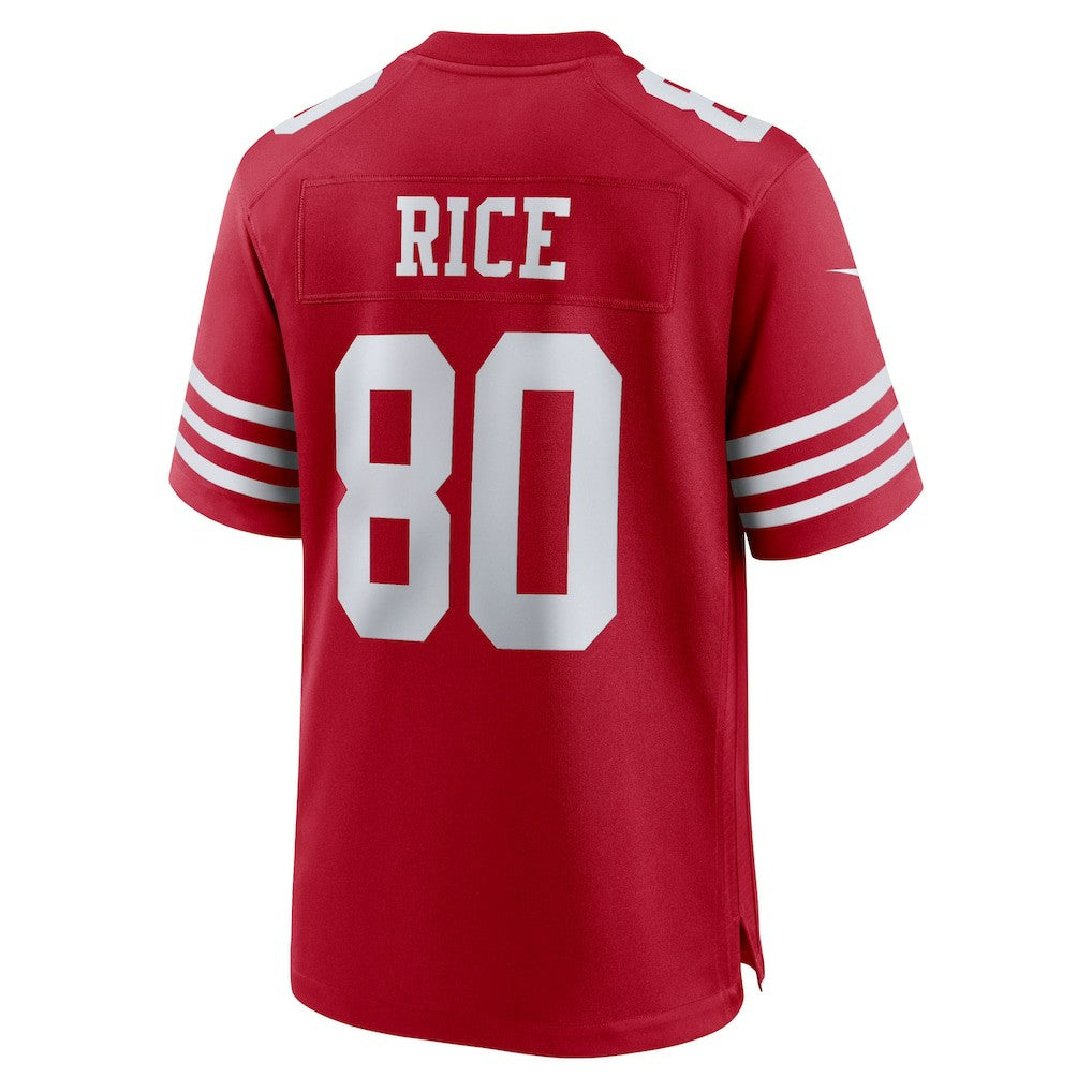 Jerry Rice San Francisco 49ers Retired Game Player Jersey - Scarlet