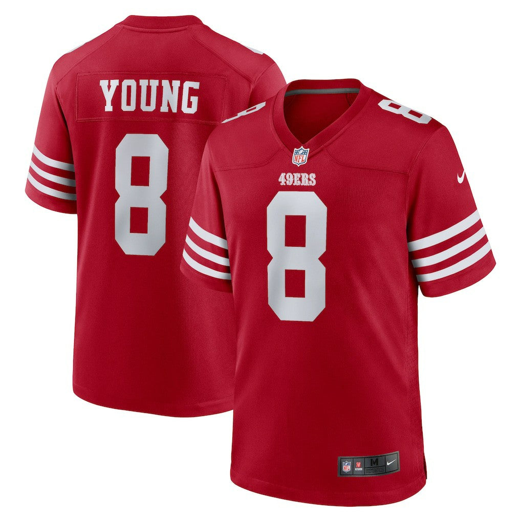 Steve Young San Francisco 49ers Retired Game Player Jersey - Scarlet