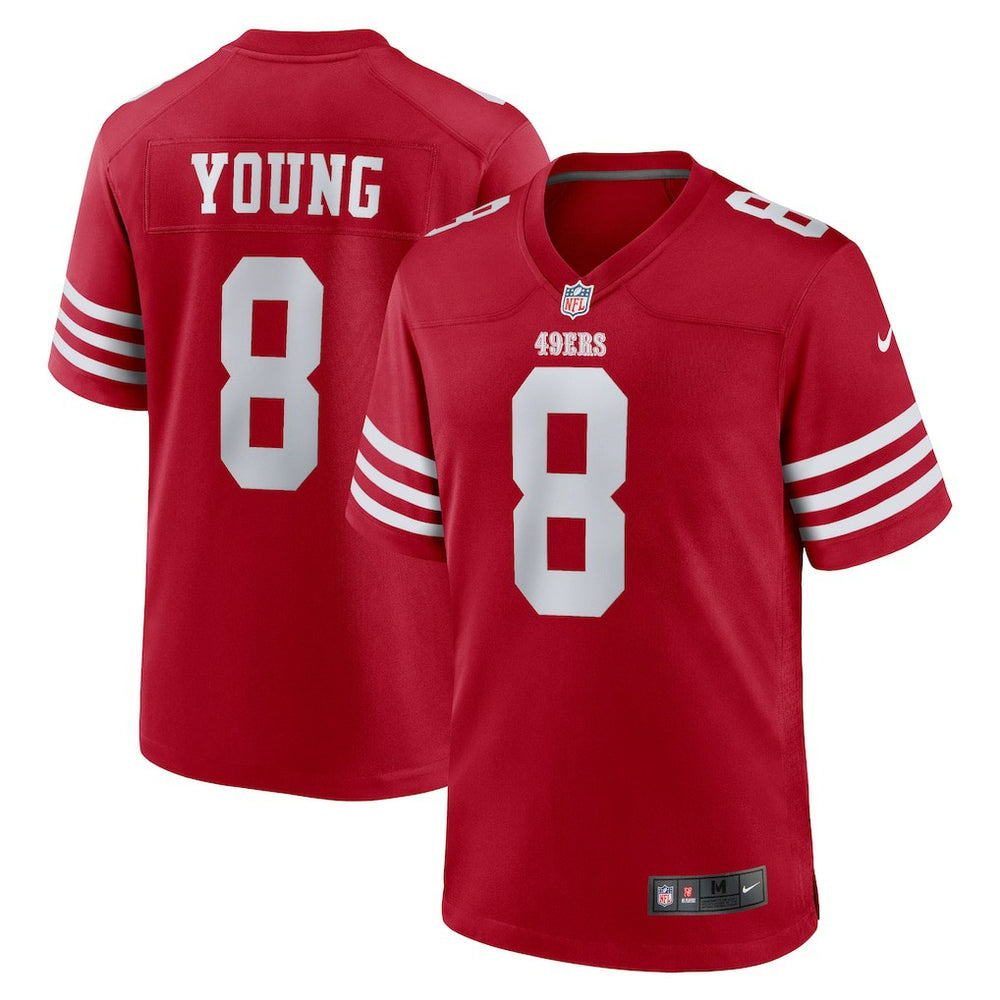 Steve Young San Francisco 49ers Retired Game Player Jersey - Scarlet