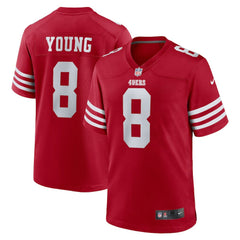 Steve Young San Francisco 49ers Retired Game Player Jersey - Scarlet
