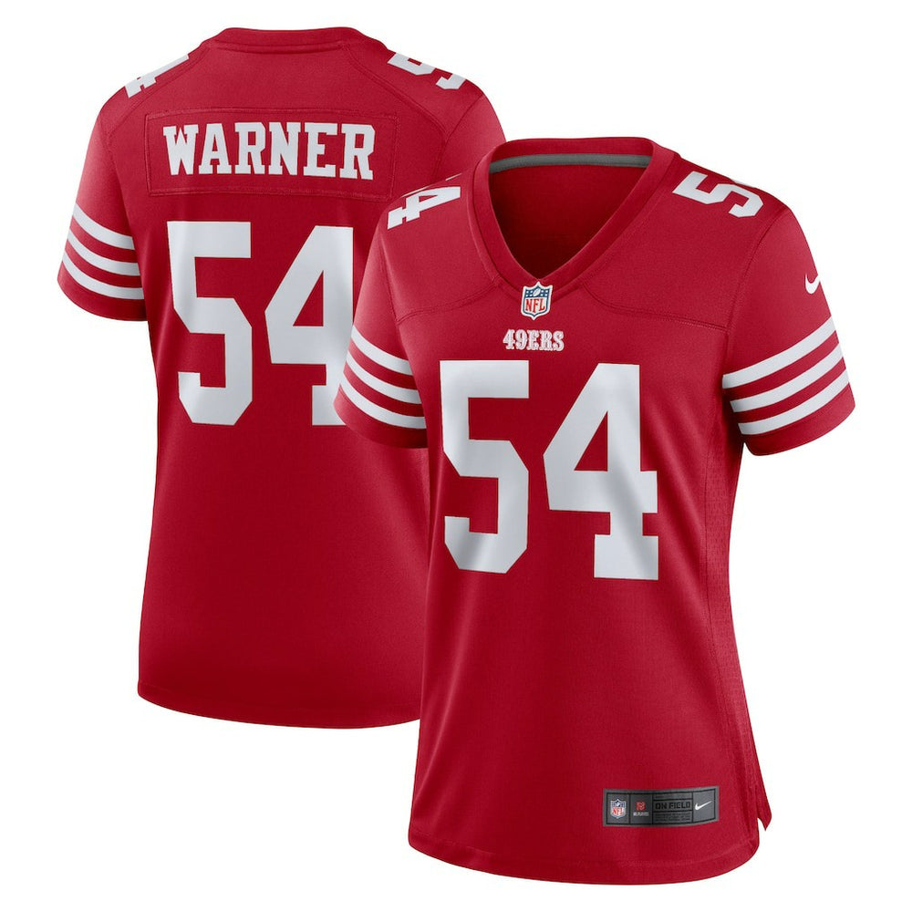 Fred Warner San Francisco 49ers Women's Game Player Jersey - Scarlet