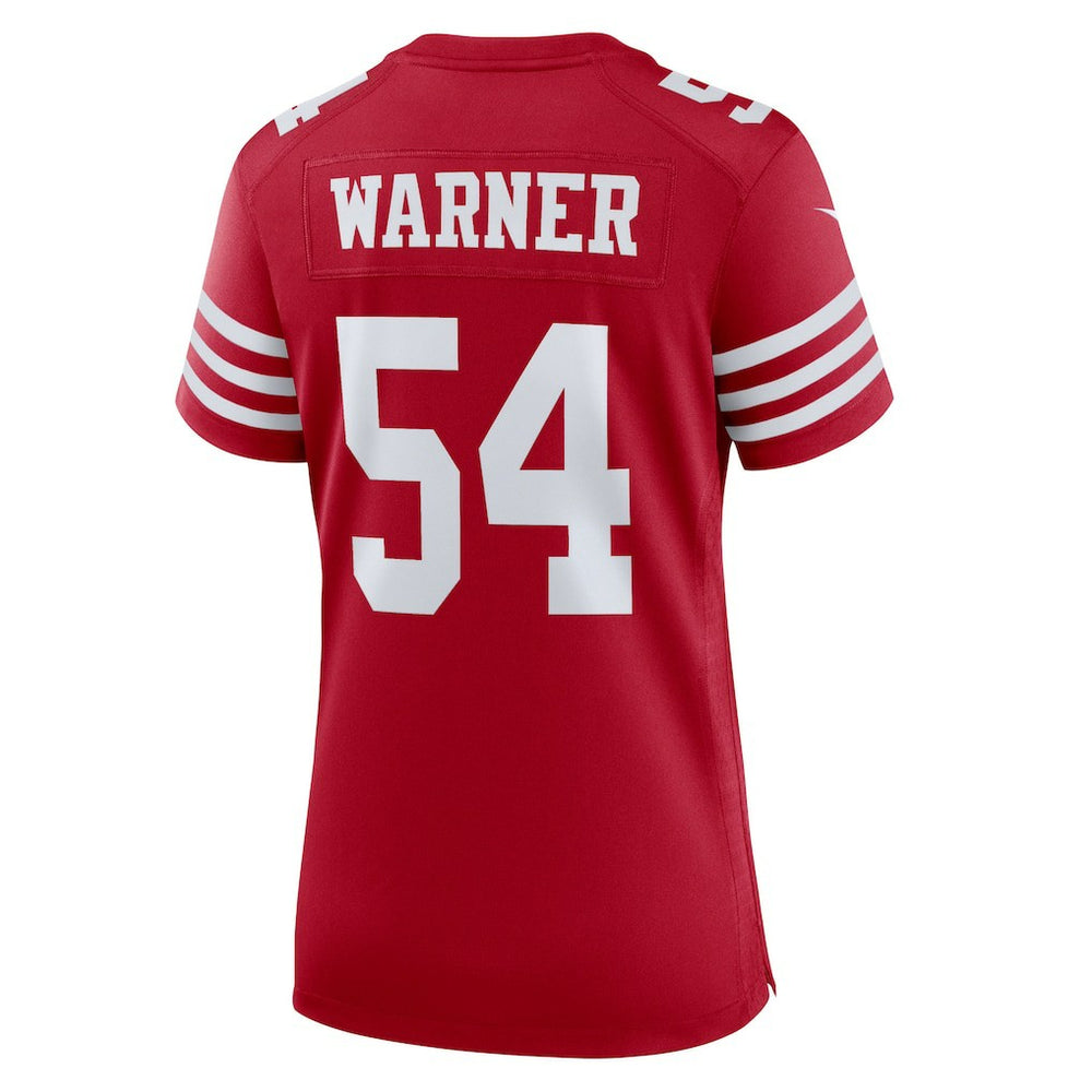 Fred Warner San Francisco 49ers Women's Game Player Jersey - Scarlet