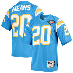 Natrone Means Los Angeles Chargers 1994 Authentic Throwback Retired Player Jersey - Powder Blue for sale