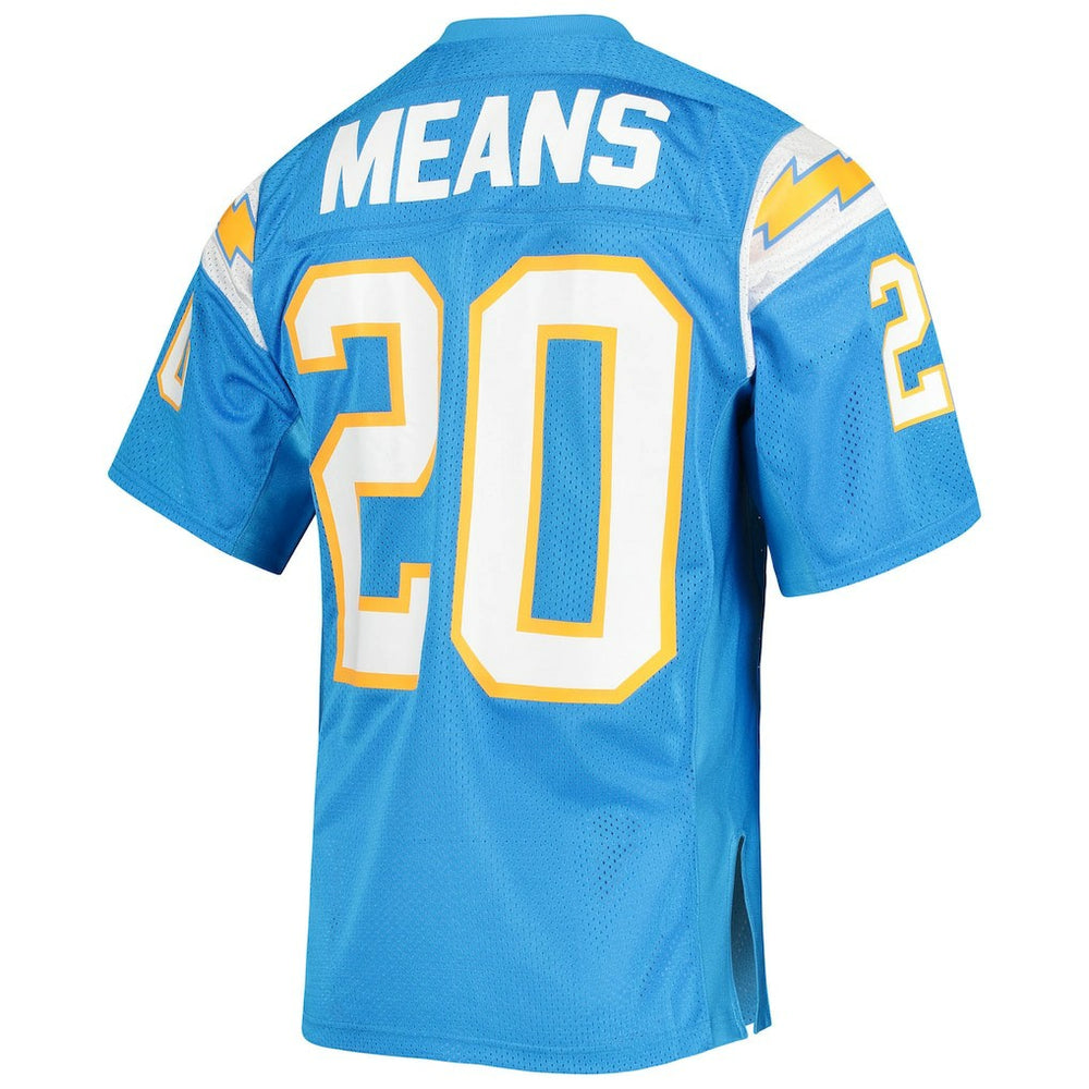 Natrone Means Los Angeles Chargers 1994 Authentic Throwback Retired Player Jersey - Powder Blue for sale