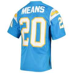Natrone Means Los Angeles Chargers 1994 Authentic Throwback Retired Player Jersey - Powder Blue for sale