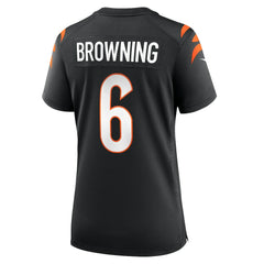 Jake Browning Cincinnati Bengals Women's Game Jersey - Black