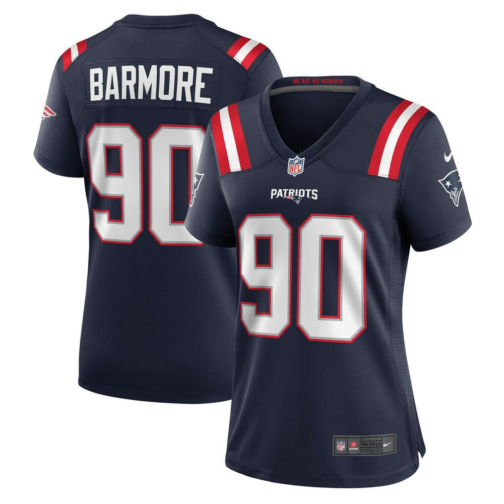 Christian Barmore New England Patriots Women's Game Jersey - Navy