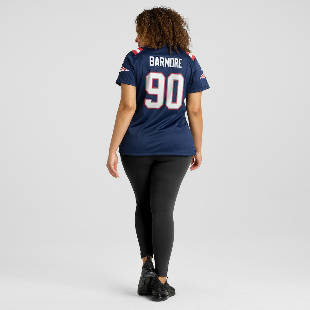 Christian Barmore New England Patriots Women's Game Jersey - Navy