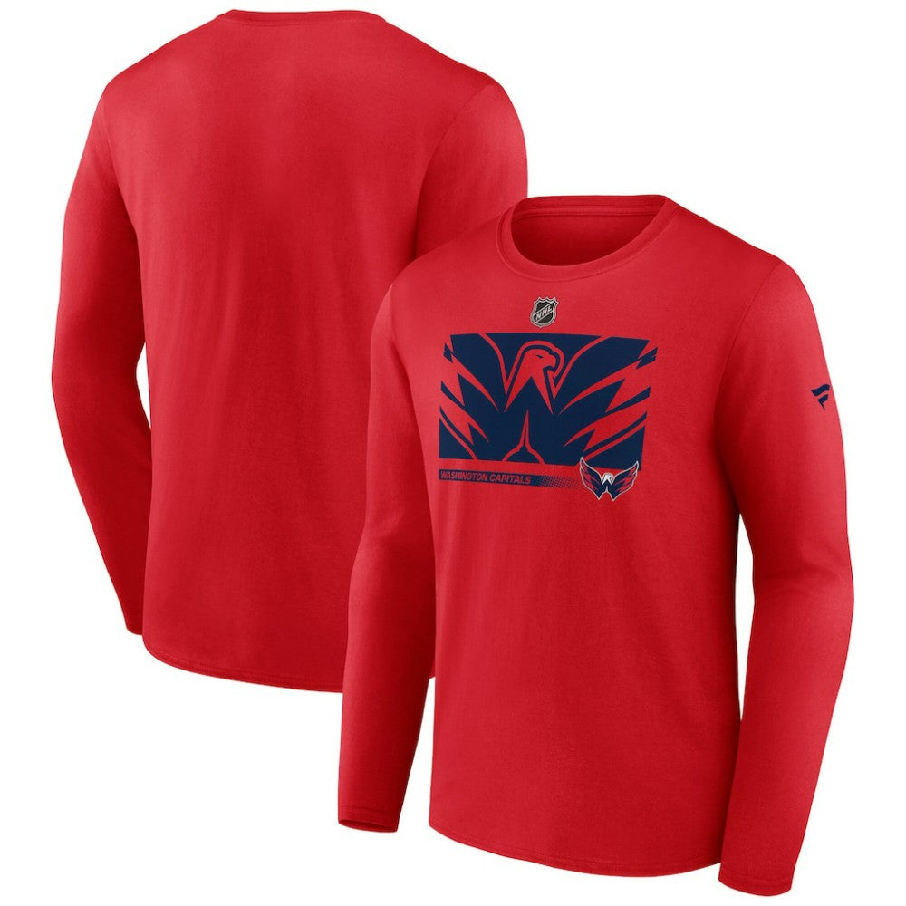 Washington Capitals Fanatics Authentic Pro Core Collection Secondary Long Sleeve T-Shirt Red