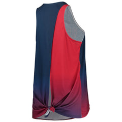 Boston Red Sox FOCO Women's Gradient Tie-Back Racerback Tank Top Navy