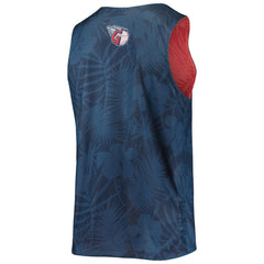 Cleveland Guardians FOCO Floral Reversible Mesh Tank Top Navy