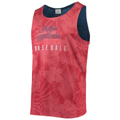 St. Louis Cardinals FOCO Floral Reversible Mesh Tank Top Red