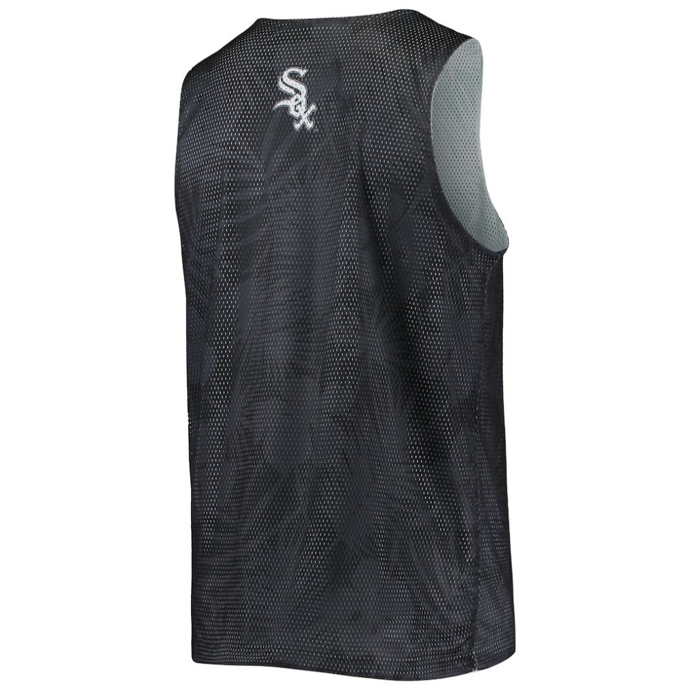 Chicago White Sox FOCO Floral Reversible Mesh Tank Top Black
