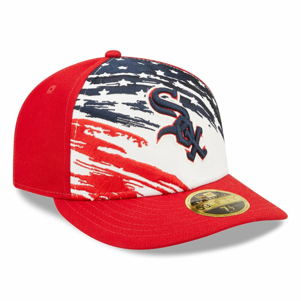 Chicago White Sox 2022 4th of July Low Profile 59FIFTY Fitted Hat Red | New Era