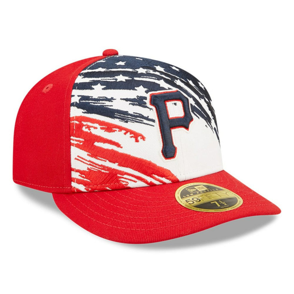 Pittsburgh Pirates 2022 4th of July Low Profile 59FIFTY Fitted Hat Red | New Era