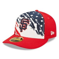San Francisco Giants 2022 4th of July Low Profile 59FIFTY Fitted Hat Red | New Era