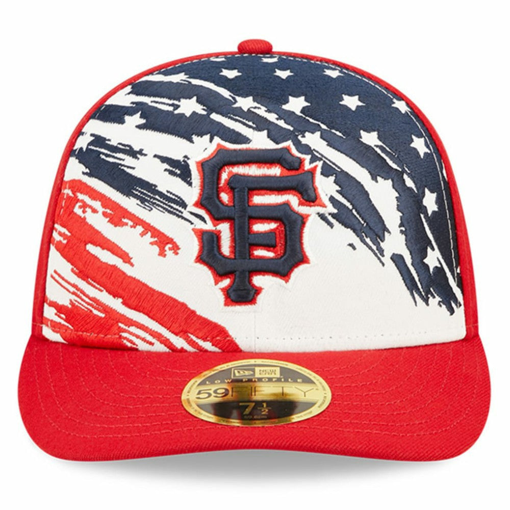 San Francisco Giants 2022 4th of July Low Profile 59FIFTY Fitted Hat Red | New Era