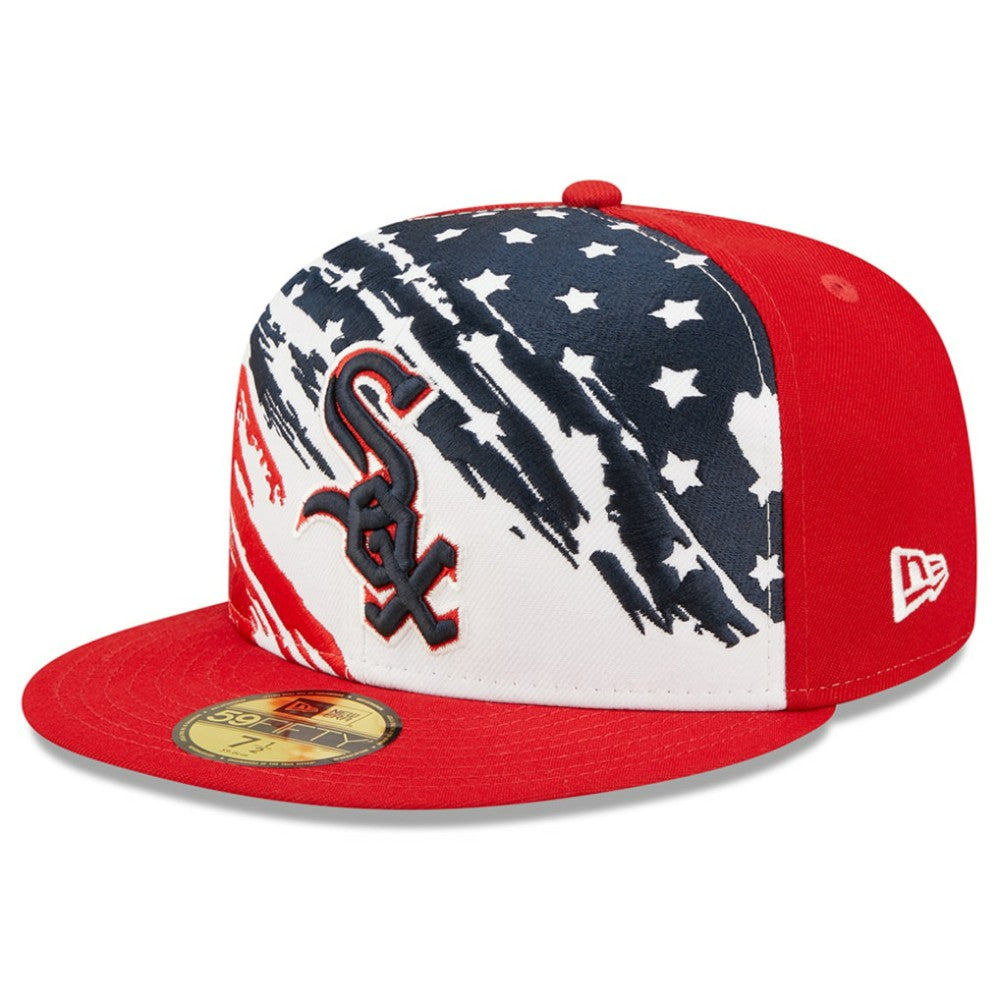 Chicago White Sox 2022 4th of July On-Field 59FIFTY Fitted Hat Red | New Era