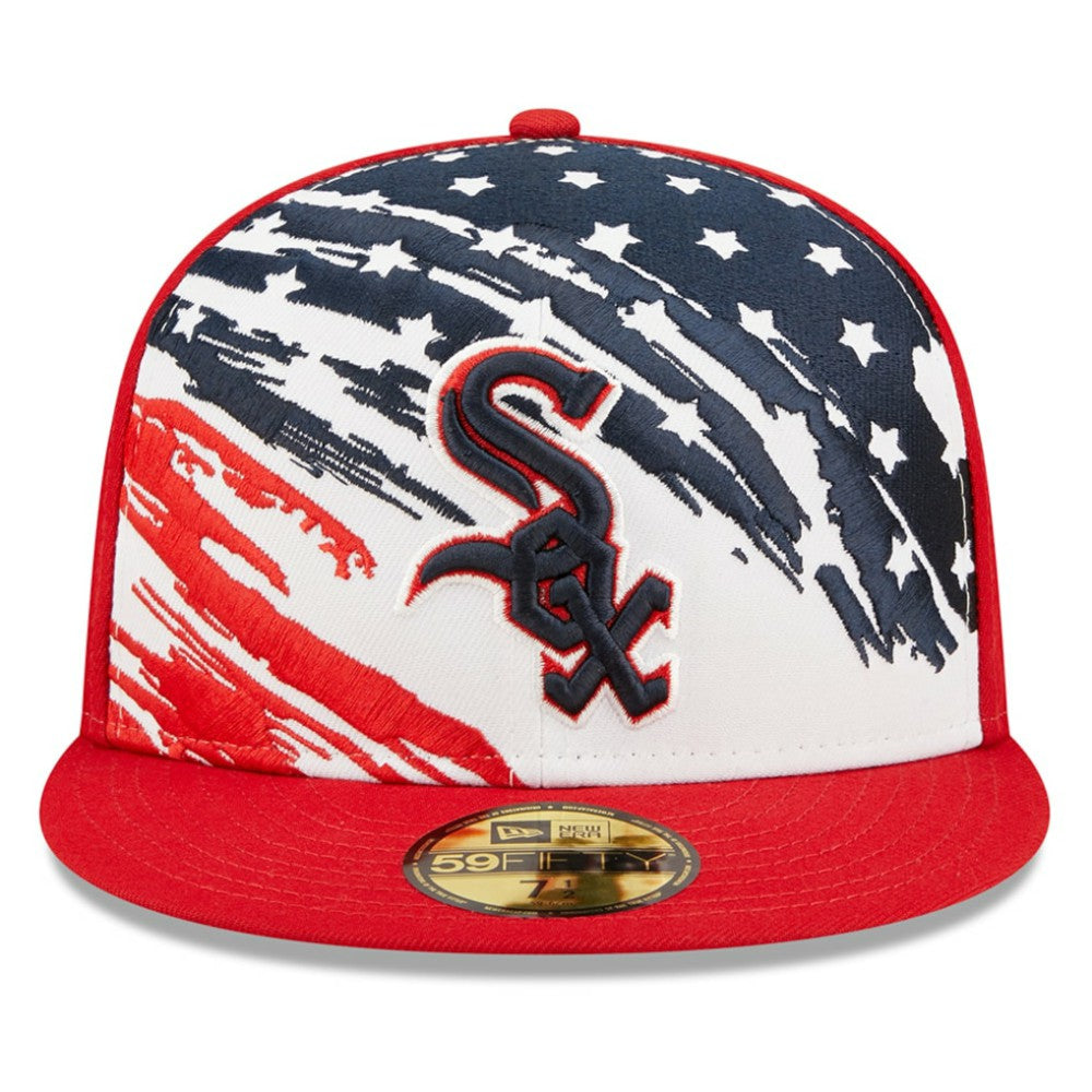 Chicago White Sox 2022 4th of July On-Field 59FIFTY Fitted Hat Red | New Era