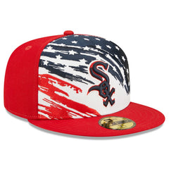 Chicago White Sox 2022 4th of July On-Field 59FIFTY Fitted Hat Red | New Era