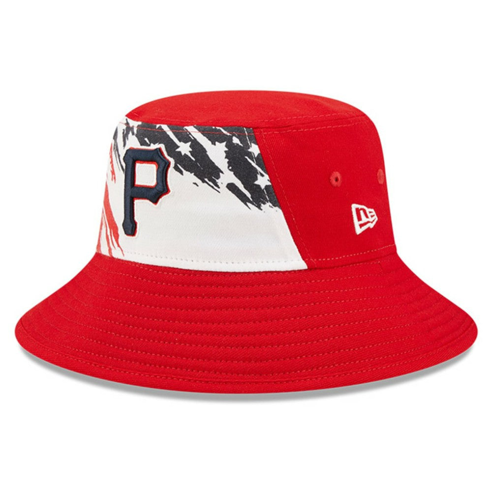 Pittsburgh Pirates 2022 4th of July Bucket Hat Red | New Era