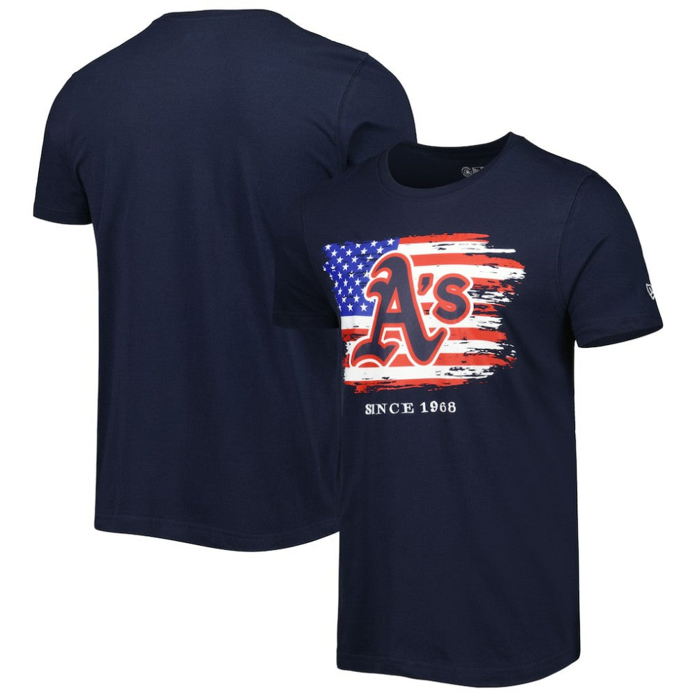 Athletics 4th of July Jersey T-Shirt Navy | New Era